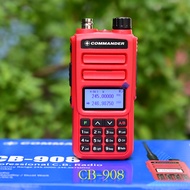 CB-908 Commander Two-Way Radio 245-246 MHz 160 Channels Dual Display with Registration and Warranty
