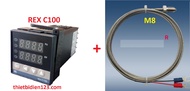 Combo Cảm biến nhiệt độ loại K + Bộ điều khiển nhiệt độ REX C100
