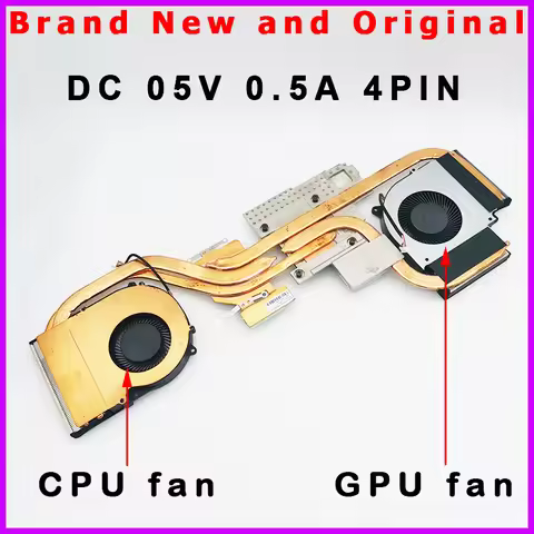 Laptop CPU Thermal Heatsink Fan Cooler Radiator for NH50RH NH50RD NH50RC Z8-CT5NA  Z8-CT7NA Z7 CT7NT