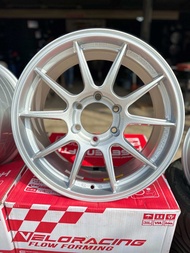 TC105_18”_6รู_สีบรอนซ์_กว้าง 8.5“_offset 35_แถมฟรีจุ๊บยาง (1ชุด=4วง)