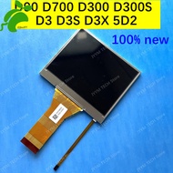 AZJ NEW Original Camera LCD Screen Display For Nikon D90 D700 D300 D300S D3 D3S D3X For Canon 5D2 5D