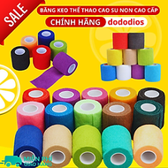 Băng keo thể thao quấn cổ chân quấn cổ tay cao su non tự dính đá bóng y tế chống chấn thương. Băng 