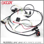Motorcycle ATV Quad GY6 Engine 150cc wiring Harness Cable Wire ignition Coil CDI Box Unit Rectifier 