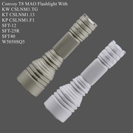 Original Convoy T8 MAO Flashlight With KW CSLNM1.TG/KT CSLNM1.13/KP CSLNM1.F1/SFT-12/SFT-25R/SFT40/W