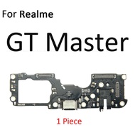 แท่นชาร์จแท่นชาร์ท USB บอร์ดพอร์ตพร้อมไมโครโฟนสายเคเบิ้ลยืดหยุ่นสำหรับ OPPO Realme GT Master นีโอนาร์โซ30 5กรัม C17 C15 C12 C11ชิ้นส่วน C2 C3