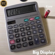 LAYAR TOMBOL Pay on Delivery FREE BATTERY 16 digit Calculator KINCIZEN CT-9916 LCD Screen Large Numb