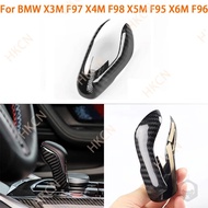 Dry Carbon Fiber Car Accessories Gear Shift Knob Interior Modification For BMW X3M F97 X4M F98 X5M F