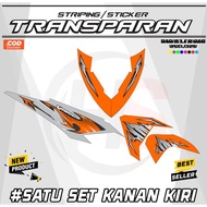 TRANSPARENT STRIPING STICKER VARIO LED OLD 125-150 SIMPLE ELEGANT H60