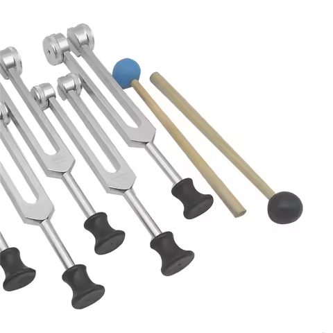 J1UL1N Tuning Forks Set For Healing,Sound Therapy(126.22 Hz,136.1 Hz,141.27 Hz,172.06 Hz,194.18 Hz,2