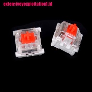 Ep 10pcs Switch Keyboard Mekanikal Warna Merah Untuk Cherry