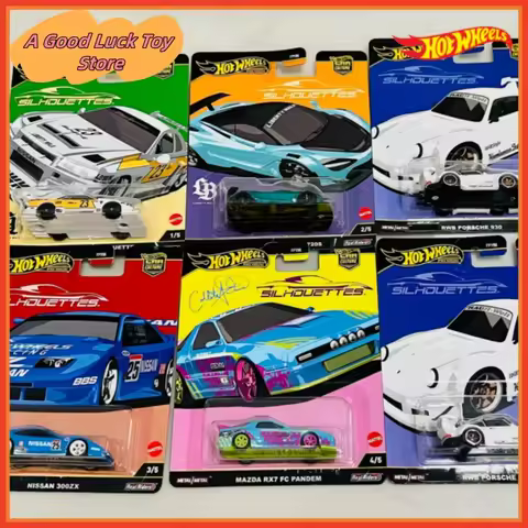 2025 Hot Wheels Car Culture 2025 Mix 2g Fpy86 Silhouettes 1/64 Rwb Porsche 930 Collectible Model Car