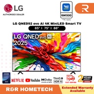 LG 65" 75" 86" 4K QNED92 evo AI 4K MiniLED Smart TV 144hz Gaming TV 65QNED92ASA 75QNED92ASA