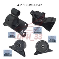 [4 IN 1 COMBO SET] Mitsubishi OEM Engine Mounting Proton Waja / GEN2 / Persona 1.6L Auto / Manual (F