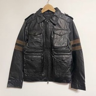 MINSMER 韓國品牌 復刻 惡靈古堡 皮衣外套 M號