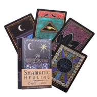 Super Shamanic Healing Oracle Cards 44 Cards Deck Tarot เกมกระดานทำนายเวอร์ชั่นภาษาอังกฤษ