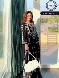 Designer Sequin Embroidered Suit Collection By Inaaya Fabric 2 Piece Top & Pant Ready to Wear