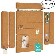UMISTYDREAM9IQ0 Self Adhesive Cork Board, Removable Cork Material Pushpin Board, Eco-Friendly Self A