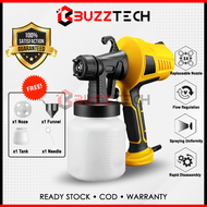 BuzzTech 21V Cordless Electric Paint Gun Spray Gun 1200W 800ml High Power Wireless Paint Sprayer Household Mesin Pengecat