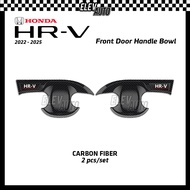 Honda HR-V HRV 2022 - 2025 Front Door Handle Bowl Cover Trim Carbon Chrome Black Garnish Accessories