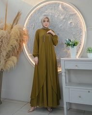 Liora Dress / Matt Cerutty Apk Payet Swarosvki / Dress Terbaru / Gamis Lebaran / Gamis Payet / Fashi