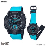 นาฬิกา Casio G-SHOCK GA-2000 Series นาฬิกาข้อมือผู้ชาย สายเรซิ่น รุ่น GA-2000-1A2 GA-2000-1A9 GA-200