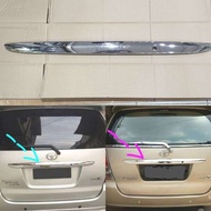 Chrome ABS Plastic Rear Trunk Door List Car Accessories with 3M Adhesive for Toyota Innova 2004 2005