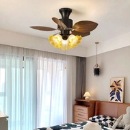 Fan Fan Lamp Study Medieval Electric Fan Integrated Bedroom Lamp Holder Ceiling Fan Bedroom Fan Lamp