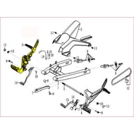 KTNs RHINO 125 BRACKET-STEP FR