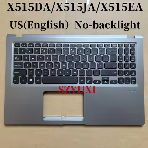 100%New US English For ASUS X515 X515DA X515EA X515JA laptop keyboard Palmrest Assembly TOP cover C 