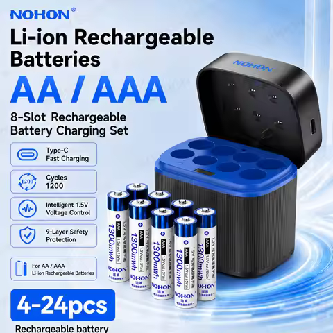 NOHON AA / AAA Battery Rechargeable 1.5V Rechargeable Battery High Capacity Rechargeable AA Batterie