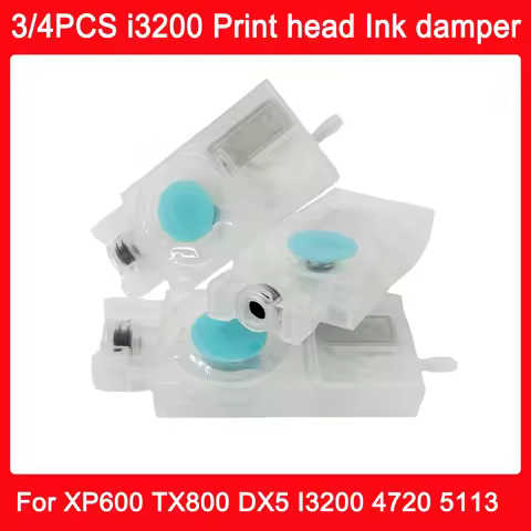 3/4PCS i3200 Print head Ink damper for Epson P600 TX800 DX5 I3200 4720 5113 Printhead Solvent Eco-so