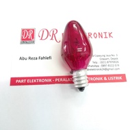 Chiyoda Lamp 5w 5 Watts C-71/2 7 1/2 Sleep E12 E 12 - Red KMS27