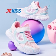 XTEP Children Casual Shoes Summer New Style Velcro Shoes Love Breathable Shoes Girls