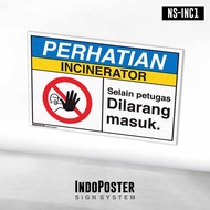 K3 Safety Label Sticker - Inhibitor Inhibitor Inhibition Inhibited Officer