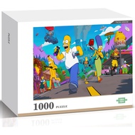 The Simpsons X Fortnite High-Quality Wooden Jigsaw Puzzle Home Decor Toy Gift 1000 Pieces