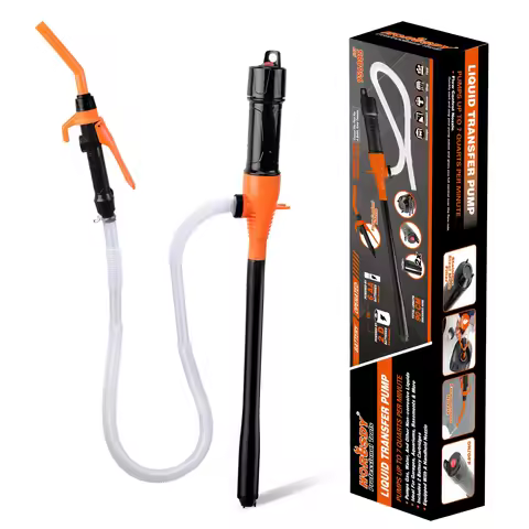 [Portable Power Pump] HORUSDY 2.2GPM Portable Power Battery Operated Pump | 12V DC, 7 Quarts Per Min
