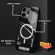 Oppo Reno 14 5G 2025 Glass Case hp For Oppo Reno 14 5G 2025 Casing hp For Oppo Reno 14 5G 2025 Softc