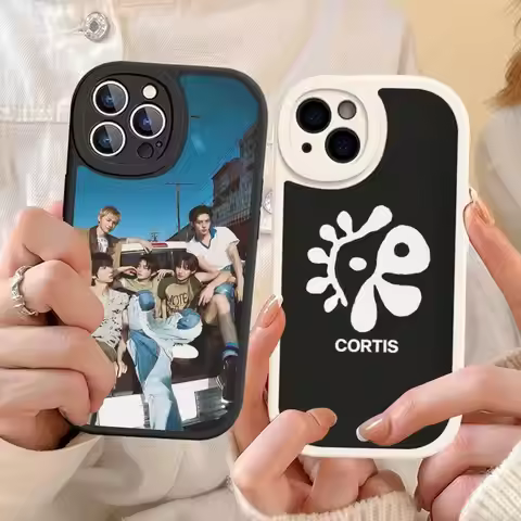 Kpop CORTIS Phone Case For IPhone 16 15 14 13 12 11 Pro Max Plus Leather Soft Cover