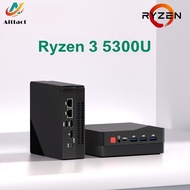 Aittact Mini PC AMD Ryzen3 5300U Desktop Gaming Computer WIFI5 BT4.0 DDR4 Triple Display Dual LAN