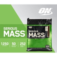 ♟Optimum ON Seriousmass 12lbs mass fusion  Mass Gainer Protein( Naik Badan)☸