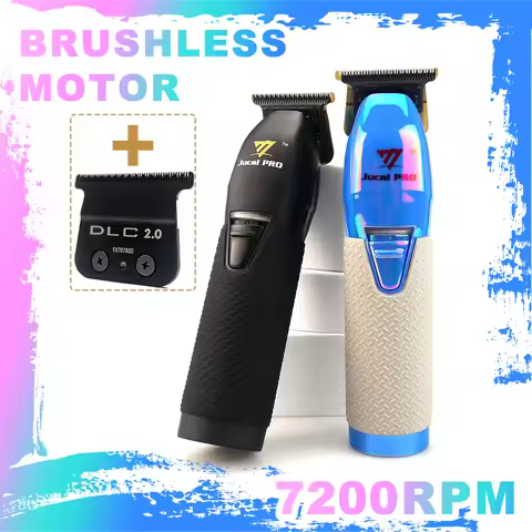 Jucai Pro Cordless Clipper 7200RPM 0-Pitch Engraving Trimmer with Ultra-Thin Blade for Professional 