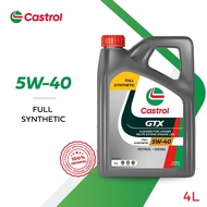Castrol GTX 5W-40 4L Fully Synthetic Engine Oil API SP/CF for Petrol & Diesel Vehicles
