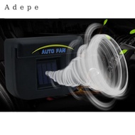 [Adepe] Solar Car Fan, Cooling Air Circulator - Auto Fan For SUV RV Boat Auto Vehicles Go Kart
