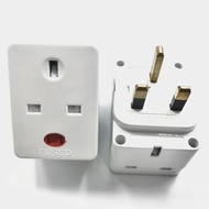 3 Way Multi Adaptor Plug Safety Mark Certified