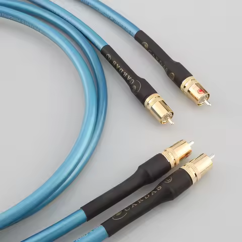 Cardas Oxygen-free Copper + Silver-plated Shielding Hifi Audio Amplifier Canon Signal Cable Rca Lotu