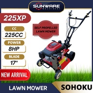 [NEW PRODUCT] SOHOKU 225XP Heavy Duty Self Propelled Lawn Mower 17" Petrol Engine / Hand Push Lawn Mower 8HP