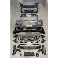 Automotive Spare Part Upgrade for Benz X253 16-19 Change to GLC63 AMG Style Include Front Lip Rear D