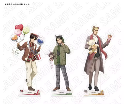 Anime Attack on Titan Erwin Smith Erwin Smith Levi Ackerman Acrylic Stand Model Plate Desk Decor Sta