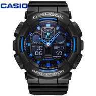 COM Shop/CASIO G-SHOCK นาฬิกาข้อมือผู้ชาย รุ่น GA-100-1A1DR (สีดำ/black)（ของแท้100% ประกันCMG)