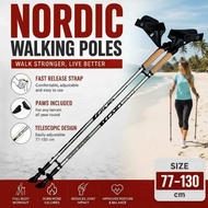 ไม้เท้าเดินป่า CMD Sport Carbon ไม้เดินนอร์ดิก คาร์บอน 60% เบาพิเศษ 190 กรัม ปรับ 77-130 ซม. Nordic 